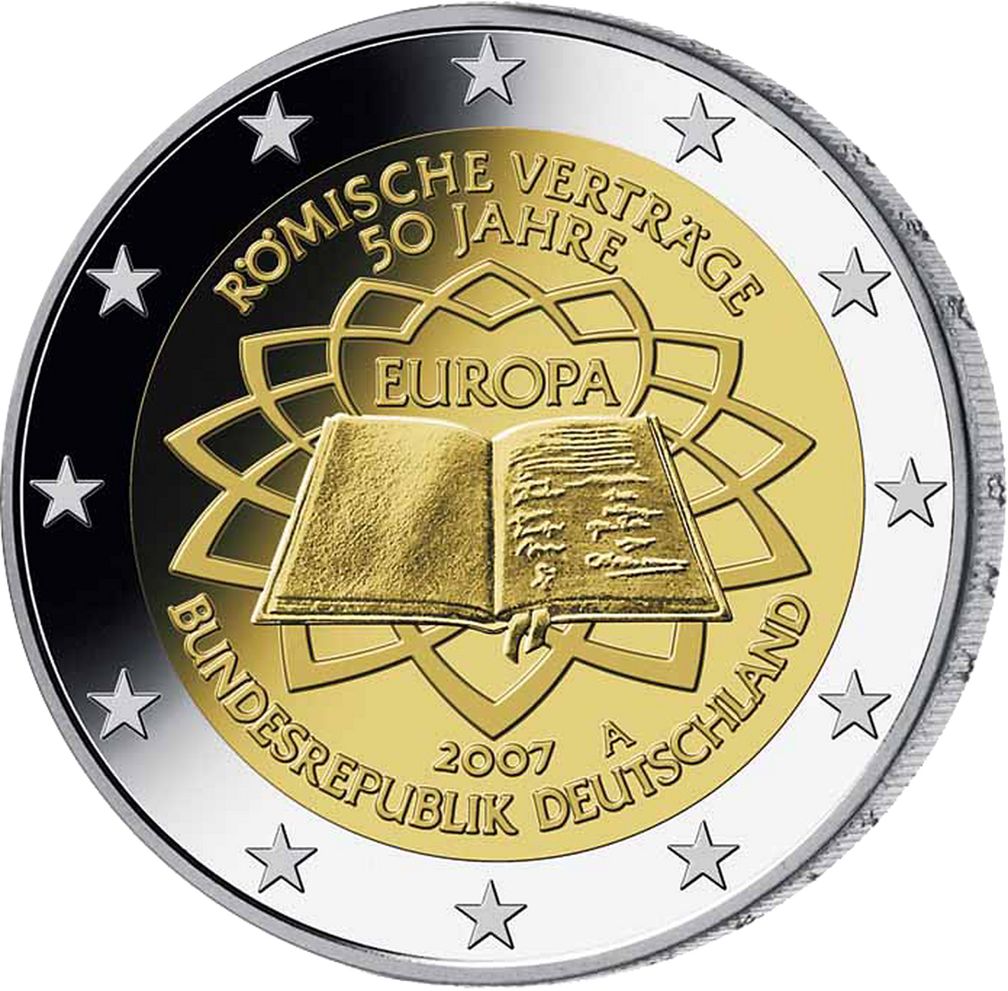 2-Euro-Münze "Römische Verträge"