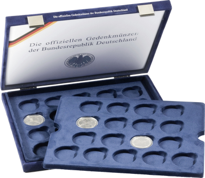 Velourskassette für 10-DM-Münzen