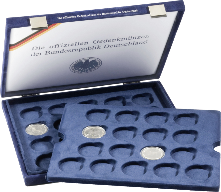 Hochwertige Münzkassette für 10 DM Münzen