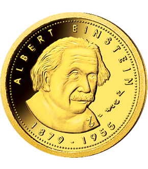 „Die größten Deutschen“ in reinem Gold – Ihre Startlieferung „Albert Einstein“