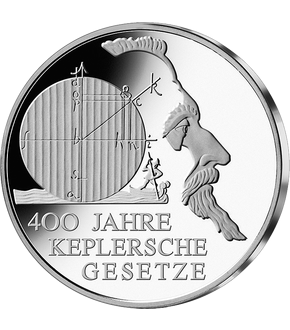 10-Euro-Silber-Gedenkmünze "400 Jahre Keplersche Gesetze"