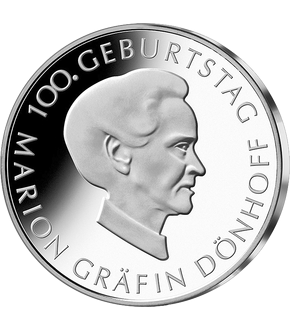 Bund 10 Euro Gräfin Dönhoff 2009 PP