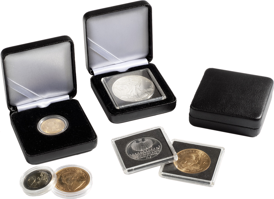 Münz-Etuis NOBILE: Zur anspruchsvollen Aufbewahrung von gekapselten Münzen