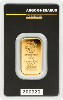 Der 10g-Goldbarren 