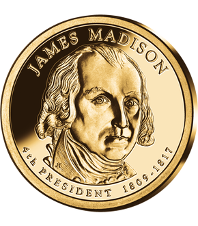 4. US-Präsidenten Dollar 'James Madison'