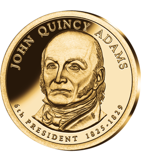 6. US-Präsidenten Dollar 'John Quincy Adams'