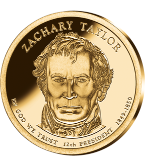 12. US-Präsidenten Dollar 'Zachary Taylor'