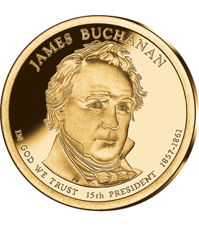 15. US-Präsidenten Dollar 'James Buchanan'