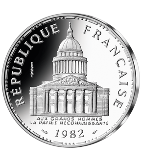Collection L'Argent de la France en argent le plus pur : la précieuse monnaie d’essai « 100 Francs Panthéon 1982 » rééditée en 2022 pour son 40ème anniversaire !