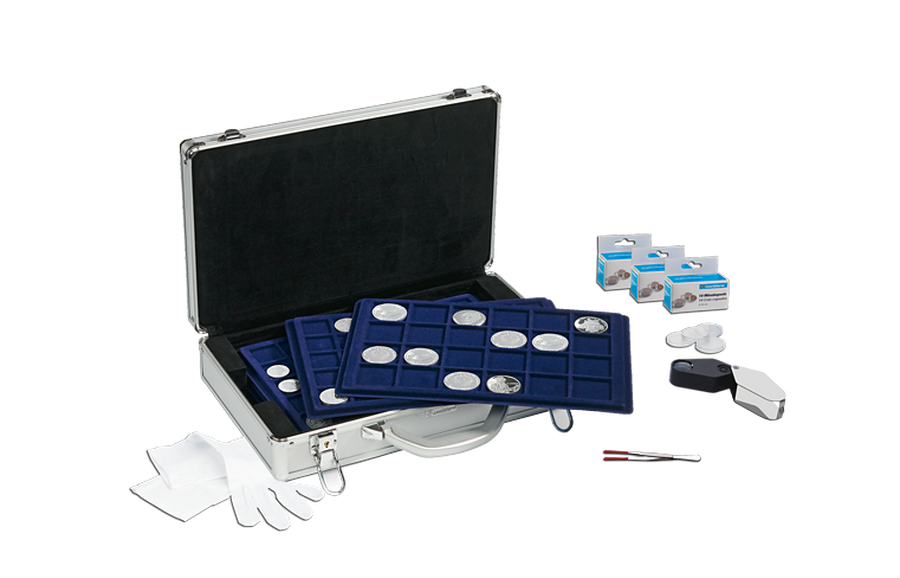 Das 40-teiliges Münz-Zubehörset