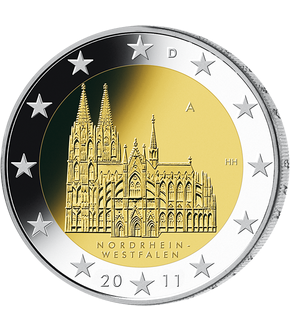 Monnaie de 2 Euros «Cathédrale de Cologne» Allemagne 2011  