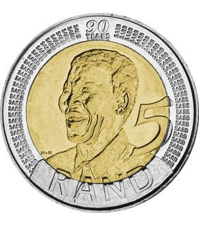 Exklusiv zur Erinnerung an eine große Persönlichkeit: Gedenkmünze "Nelson Mandela" mit offiziellem Kursmünzensatz!