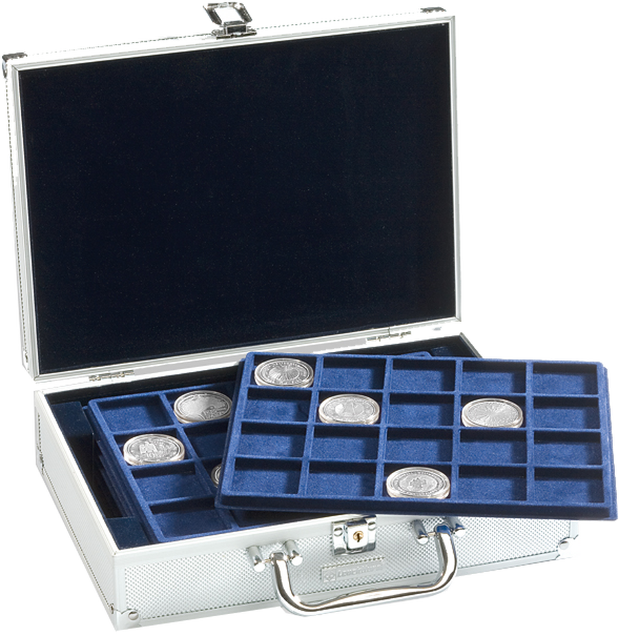 Münzkoffer für 10-Euro-Gedenkmünzen- inkl. 6 Tableaus
