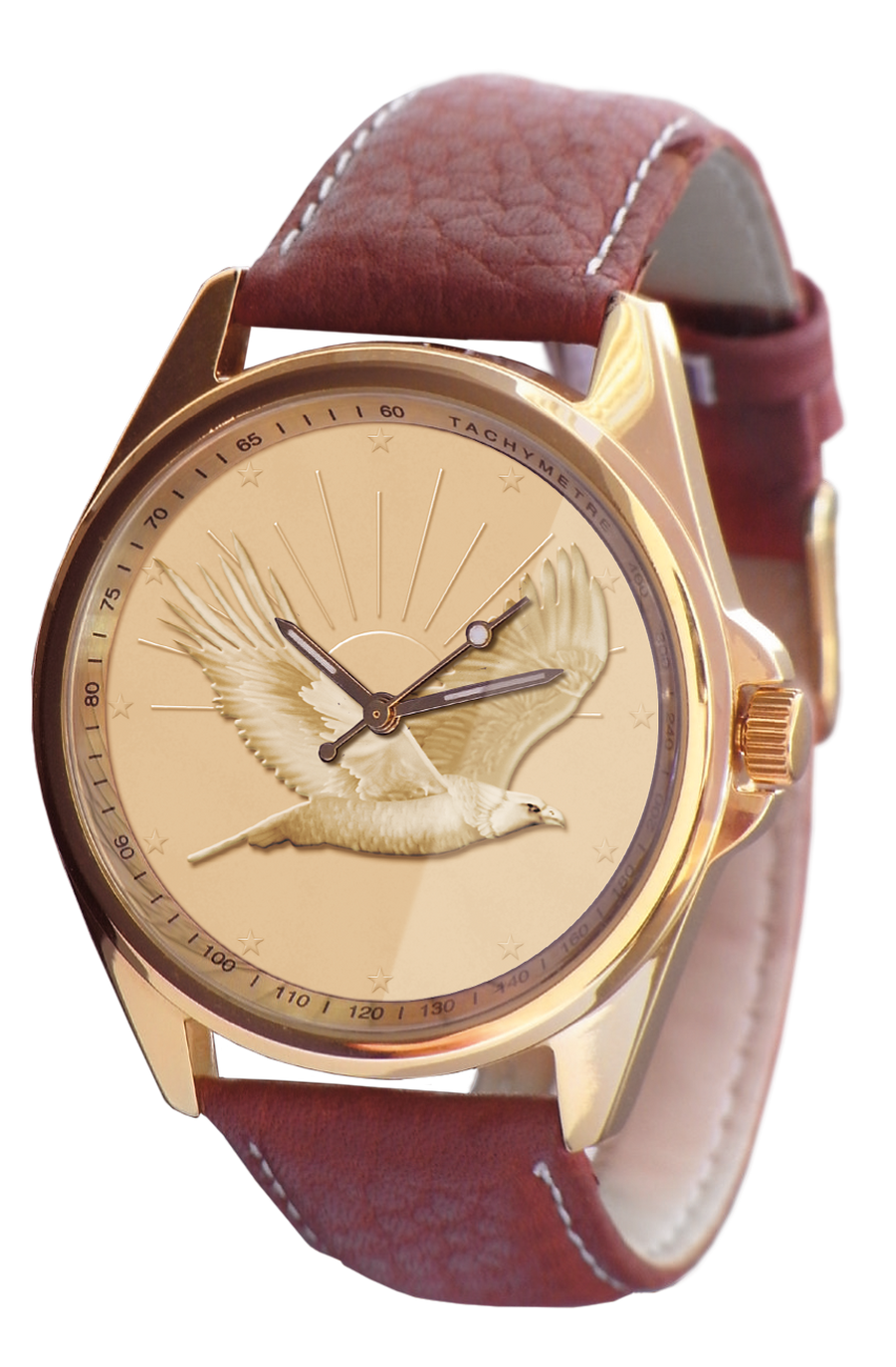 Die Leder-Armbanduhr 