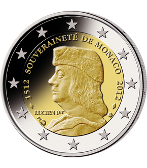 2 Euro Gedenkmünze "500 Jahre Souveränität von Monaco" 2012 aus Monaco