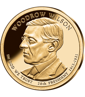 28. US-Präsidenten Dollar 'Woodrow Wilson'