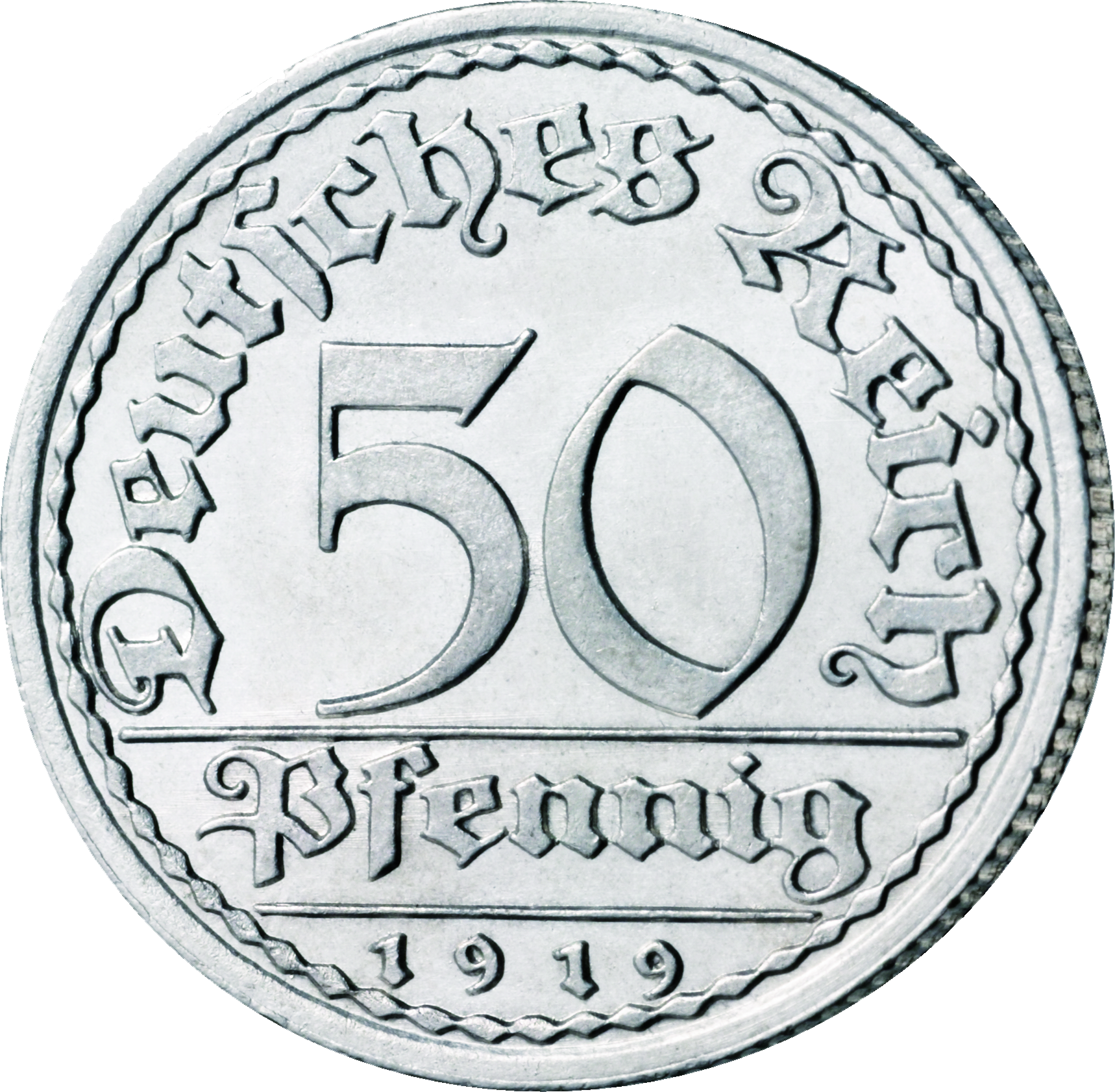 Original-Münzen der Weimarer Republik – Zum Start: 50 Pfenning und 1 Mark