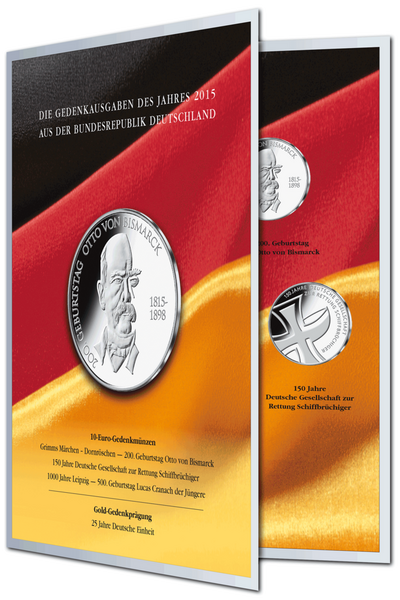 Sammelmappen 10-Euro-Gedenkmünzen