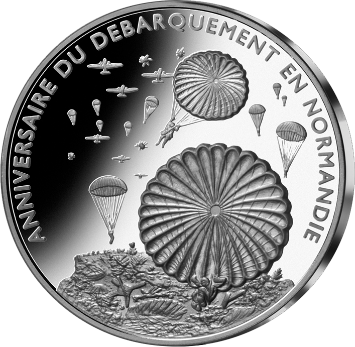 Une collection en argent pur en hommage au débarquement en Normandie