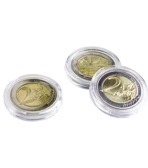 capsules QUADRUM pour pièces de monnaie de diamètre intérieur 19 mm 