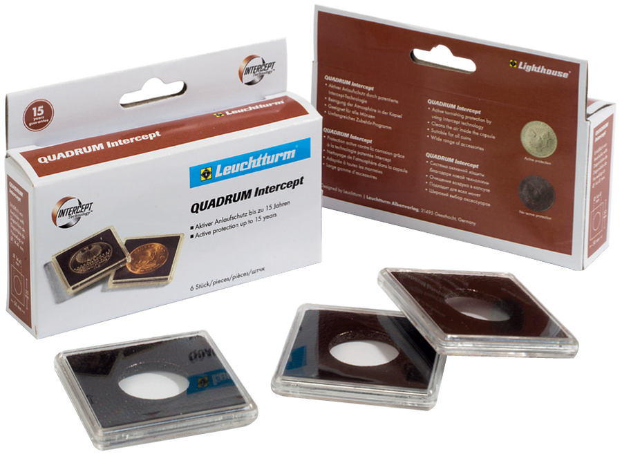 Quadrum Intercept - Die eckige Münzkapsel mit aktivem Anlaufschutz