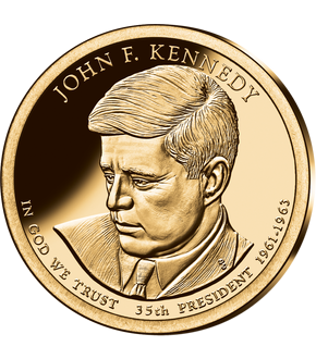 35. US-Präsidenten Dollar 'John F. Kennedy'