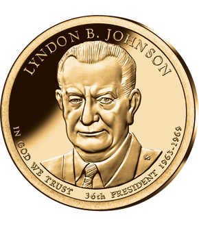 36. US-Präsidenten Dollar 'Lyndon B. Johnson'