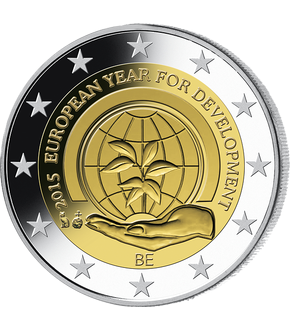 Monnaie de 2 Euros «Année européenne pour le développement» Belgique 2015 