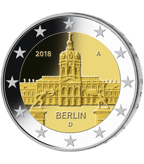 Deutscher 2-Euro-Komplettsatz 2018 "Berlin" mit allen fünf Prägezeichen