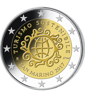 San Marino 2017 2-Euro Gedenkmünze "Jahr des Tourismus"