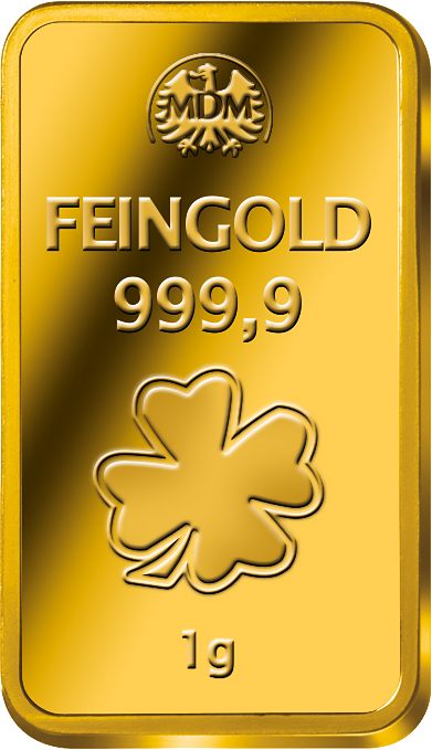 MDM-Feingold Geschenkbarren "Alles Gute"