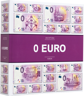 Das offizielle Album für 200 "Euro Souvenir"- Banknoten