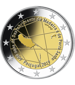 Monnaie de 2 € Portugal «600 ans de la découverte de l'île de Madère» 2019