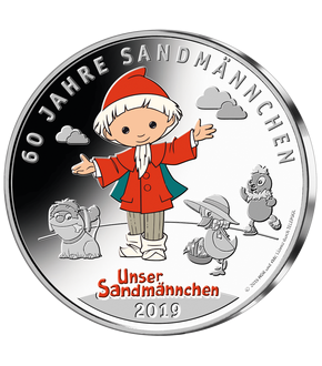 2 Ausgaben zum Preis von 1 - Start in die offizielle Silber-Kollektion "Unser Sandmännchen"!