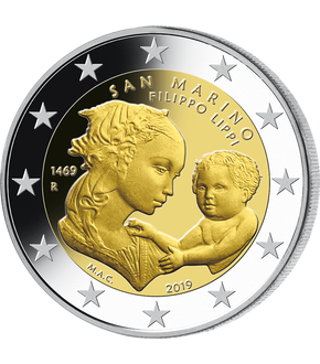 San Marino 2019 2-Euro-Gedenkmünze "550. Todestag Filippo Lippi"