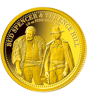170 Jahre Terence Hill & Bud Spencer – der Premium Münzen-Satz aus reinstem Gold und Silber!