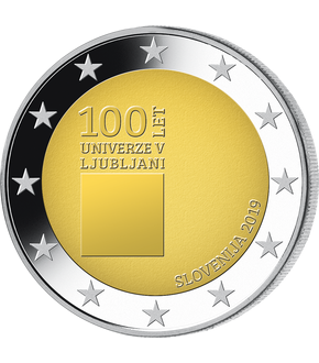 Slowenien 2019 2-Euro-Gedenkmünze "100 Jahre Universität Ljubljana"