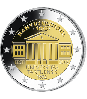 Estland 2019 2-Euro-Gedenkmünze "100. Jahrestag der Gründung der Universität Tartu"