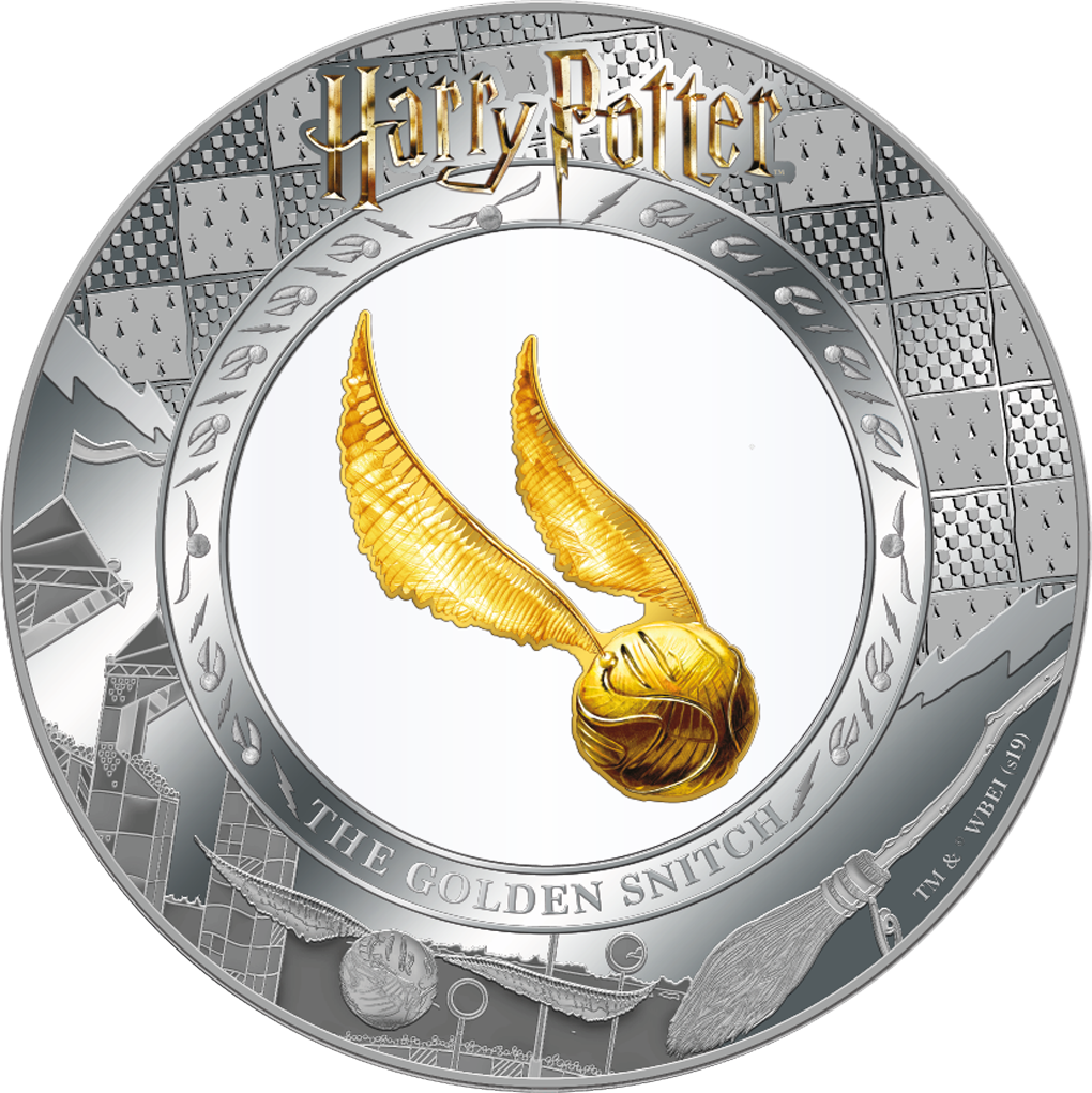 Monnaie Officielle Harry Potter Vif D Or