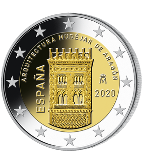 Spanien 2020 2-Euro-Gedenkmünze "Mudéjar-Architektur"