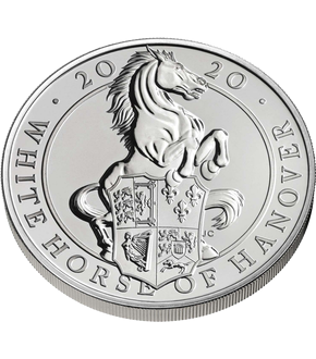 Großbritannien 2020: Gedenkmünze "Queen's Beasts - Horse of Hanover"