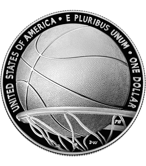 USA 2020 Silbermünze "Basketball-Hall of Fame"
