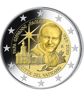Vatikan 2020 2-Euro Gedenkmünze "100. Geburtstag von Johannes Paul II.“