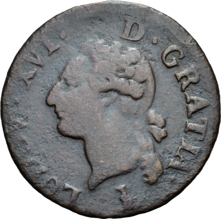 Frankreich Liard 1777-1791 Ludwig XVI.