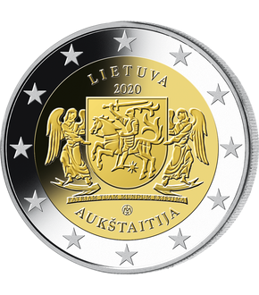 Litauen 2020 2-Euro-Gedenkmünze "Provinz Aukštaitija"