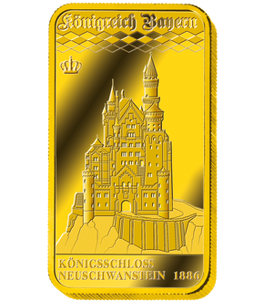 Goldbarren Schloss Neuschwanstein (5 Gramm Feingold)