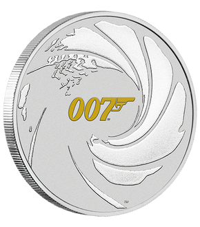 Monnaie commémorative en argent le plus pur « James Bond » 2021