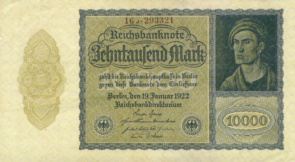 2er-Set Historische Banknoten mit Dürer-Motiven