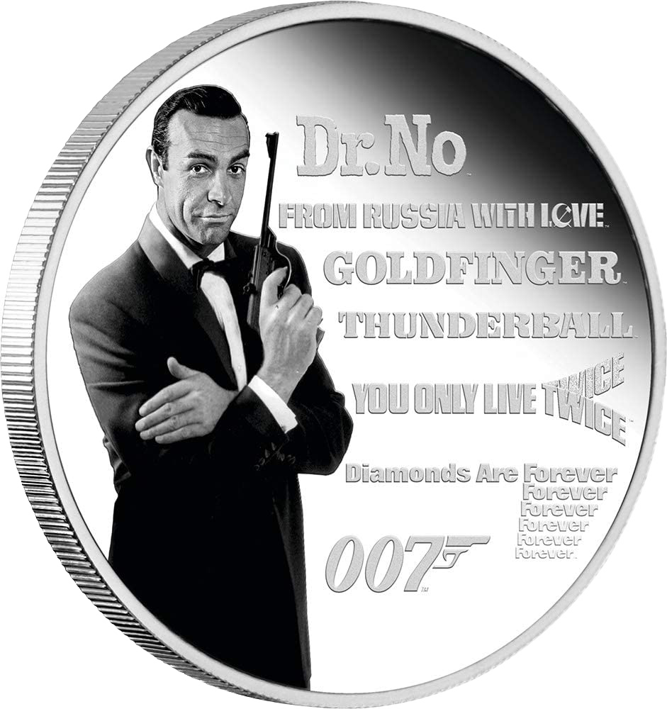 Silbermünze James Bond Legende – Sean Connery