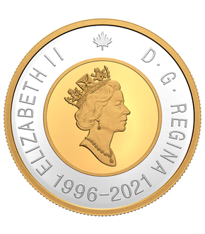 Kanada 2021: 2er-Jubiläums-Set "Historische 2 Dollar-Münze und -Banknote"